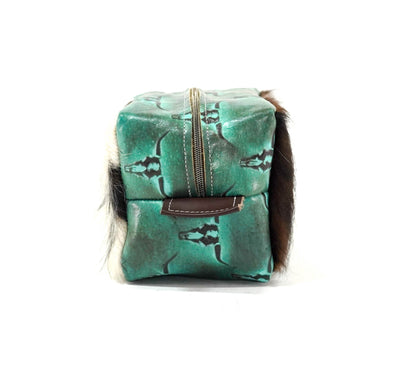 Dutton - Tricolor w/ Royston Skulls-Dutton-Western-Cowhide-Bags-Handmade-Products-Gifts-Dancing Cactus Designs