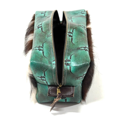 Dutton - Tricolor w/ Royston Skulls-Dutton-Western-Cowhide-Bags-Handmade-Products-Gifts-Dancing Cactus Designs