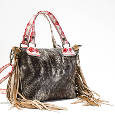 Fancy Annie - Brindle w/ Great Plains Navajo-Fancy Annie-Western-Cowhide-Bags-Handmade-Products-Gifts-Dancing Cactus Designs