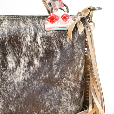Fancy Annie - Brindle w/ Great Plains Navajo-Fancy Annie-Western-Cowhide-Bags-Handmade-Products-Gifts-Dancing Cactus Designs
