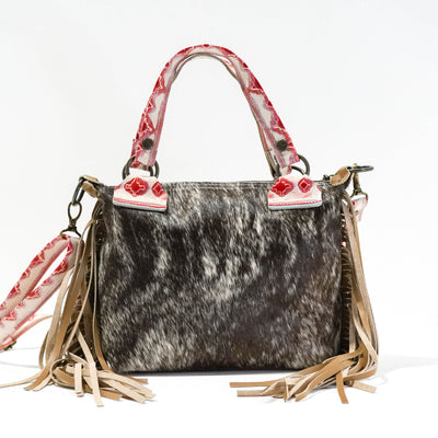 Fancy Annie - Brindle w/ Great Plains Navajo-Fancy Annie-Western-Cowhide-Bags-Handmade-Products-Gifts-Dancing Cactus Designs