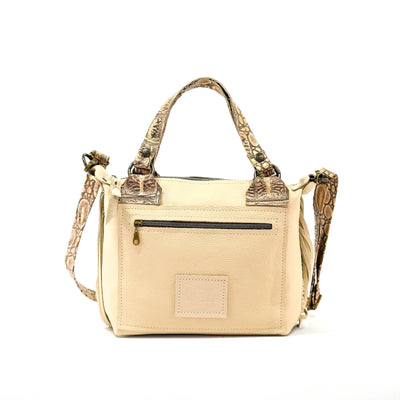 Fancy Annie - Light Brindle w/ Ivory Jumbo Croc-Fancy Annie-Western-Cowhide-Bags-Handmade-Products-Gifts-Dancing Cactus Designs