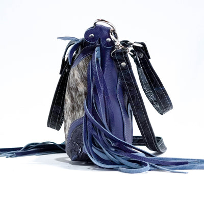 Fancy Annie - Light Brindle w/ Midnight Tool-Fancy Annie-Western-Cowhide-Bags-Handmade-Products-Gifts-Dancing Cactus Designs