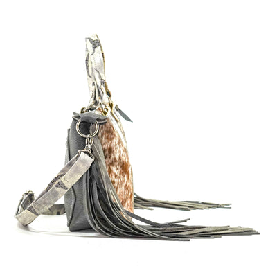 Fancy Annie - Longhorn w/ Smoke Show Skulls-Fancy Annie-Western-Cowhide-Bags-Handmade-Products-Gifts-Dancing Cactus Designs