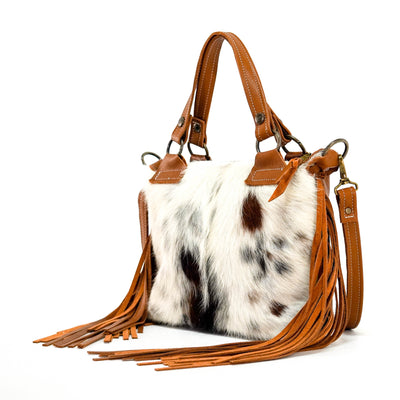 Fancy Annie - Tricolor w/ No Embossed-Fancy Annie-Western-Cowhide-Bags-Handmade-Products-Gifts-Dancing Cactus Designs