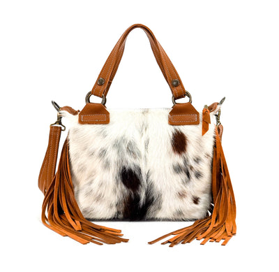 Fancy Annie - Tricolor w/ No Embossed-Fancy Annie-Western-Cowhide-Bags-Handmade-Products-Gifts-Dancing Cactus Designs