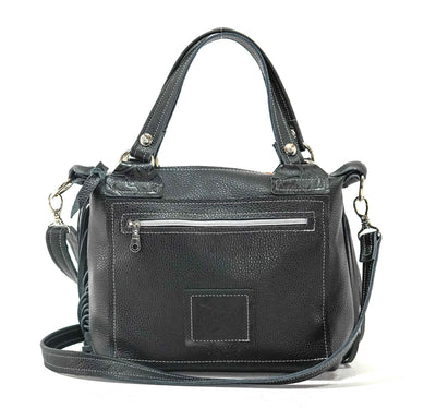 Fancy Annie - Tricolor w/ Onyx Roses-Fancy Annie-Western-Cowhide-Bags-Handmade-Products-Gifts-Dancing Cactus Designs