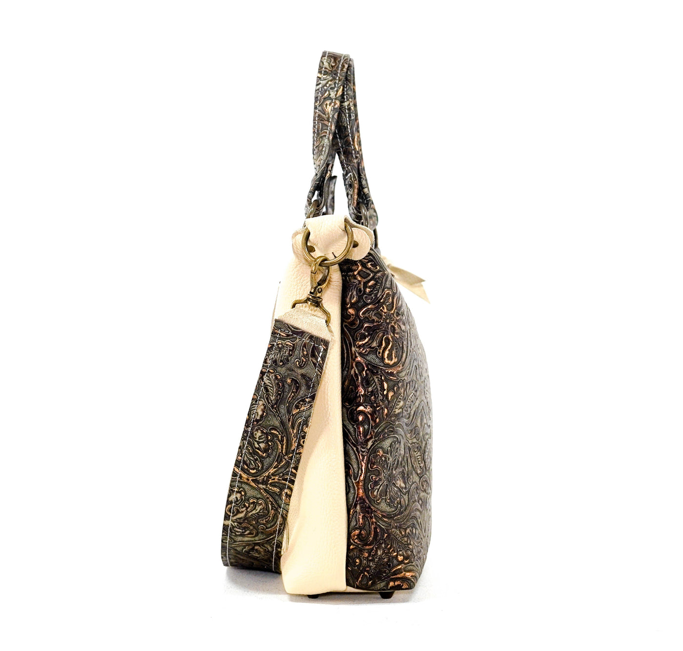 Fancy Oakley - All Embossed w/ Gilded Tool-Fancy Oakley-Western-Cowhide-Bags-Handmade-Products-Gifts-Dancing Cactus Designs