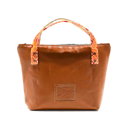 Feed Bag - Dark Brindle w/ Great Plains Navajo-Feed Bag-Western-Cowhide-Bags-Handmade-Products-Gifts-Dancing Cactus Designs