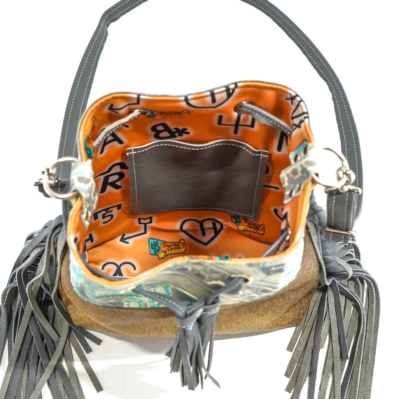 Gabby - Brindle w/ Royston Navajo-Gabby-Western-Cowhide-Bags-Handmade-Products-Gifts-Dancing Cactus Designs