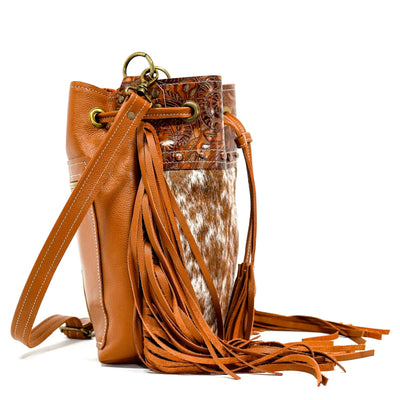 Gabby - Longhorn w/ Brandy Tool-Gabby-Western-Cowhide-Bags-Handmade-Products-Gifts-Dancing Cactus Designs
