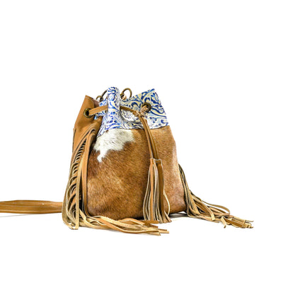 Gabby - Longhorn w/ Galaxy Tool-Gabby-Western-Cowhide-Bags-Handmade-Products-Gifts-Dancing Cactus Designs