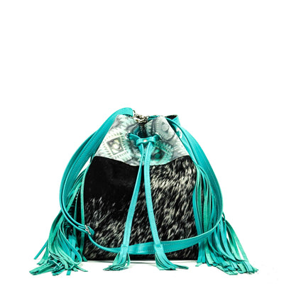 Gabby - Salted Pepper w/ Royston Navajo-Gabby-Western-Cowhide-Bags-Handmade-Products-Gifts-Dancing Cactus Designs