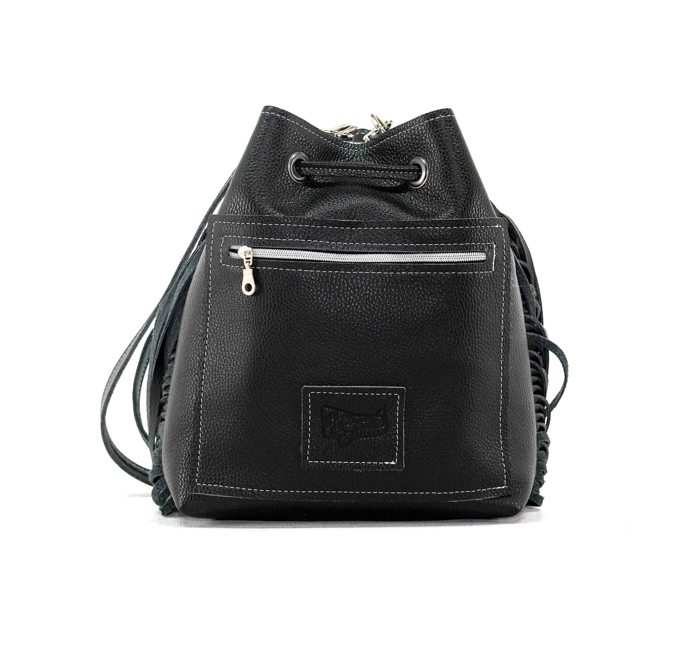 Gabby - Tricolor w/ Onyx Tool-Gabby-Western-Cowhide-Bags-Handmade-Products-Gifts-Dancing Cactus Designs