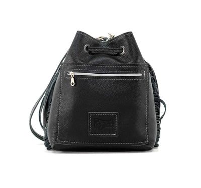 Gabby - Tricolor w/ Onyx Tool-Gabby-Western-Cowhide-Bags-Handmade-Products-Gifts-Dancing Cactus Designs
