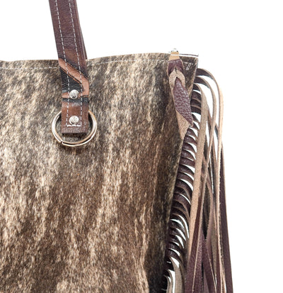 June - Brindle w/ No Embossed-June-Western-Cowhide-Bags-Handmade-Products-Gifts-Dancing Cactus Designs