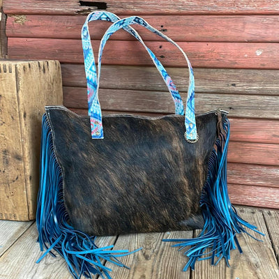 June - Dark Brindle w/ Blank Slate-June-Western-Cowhide-Bags-Handmade-Products-Gifts-Dancing Cactus Designs