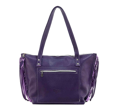 June - Tricolor w/ No Embossed-June-Western-Cowhide-Bags-Handmade-Products-Gifts-Dancing Cactus Designs