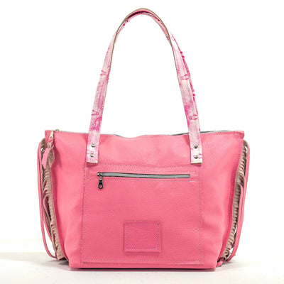 June - Tricolor w/ Western Barbie Skulls-June-Western-Cowhide-Bags-Handmade-Products-Gifts-Dancing Cactus Designs