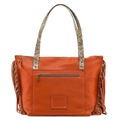 June - Tricolor w/ Wildflower-June-Western-Cowhide-Bags-Handmade-Products-Gifts-Dancing Cactus Designs
