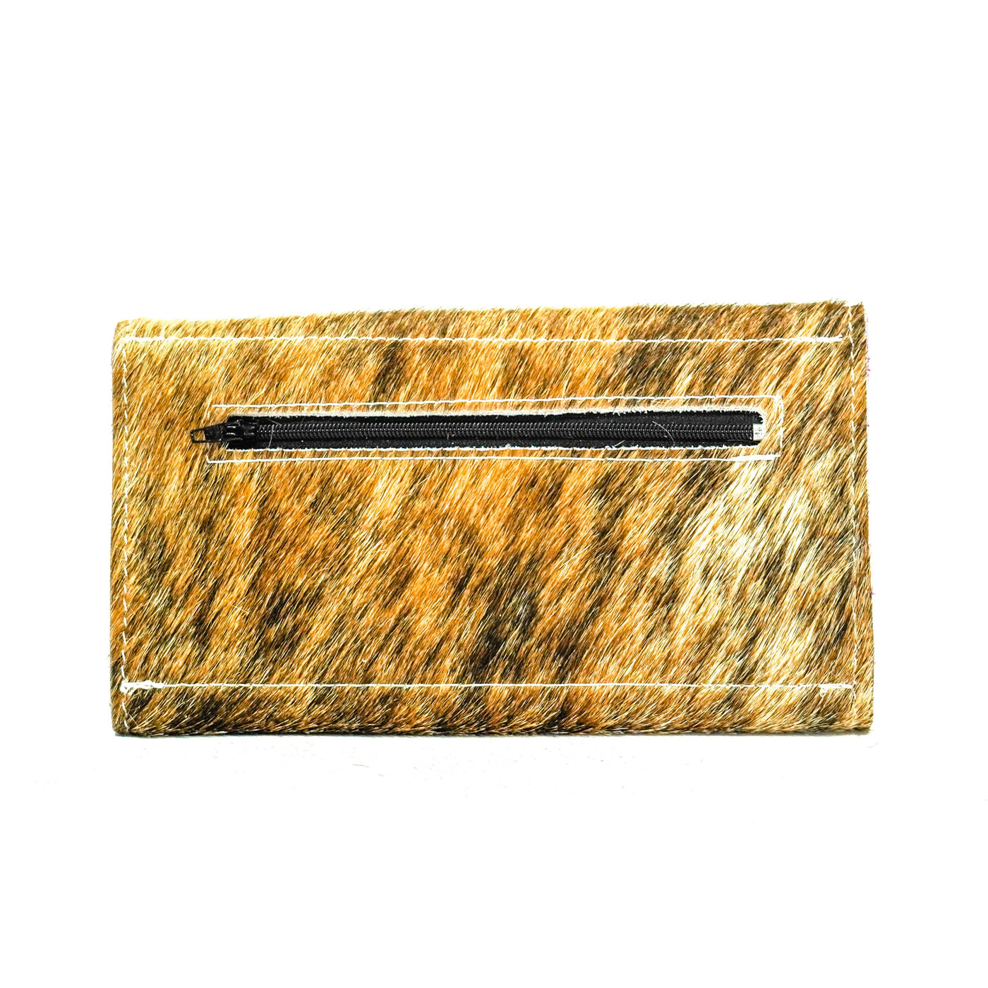 Kacey Wallet - Brindle w/ Amethyst Croc-Kacey Wallet-Western-Cowhide-Bags-Handmade-Products-Gifts-Dancing Cactus Designs
