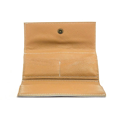 Kacey Wallet - Brindle w/ Golden Tool-Kacey Wallet-Western-Cowhide-Bags-Handmade-Products-Gifts-Dancing Cactus Designs