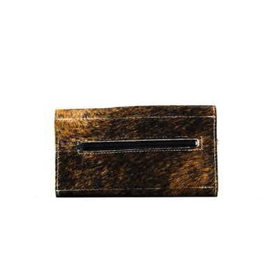 Kacey Wallet - Brindle w/ Margaritaville Navajo-Kacey Wallet-Western-Cowhide-Bags-Handmade-Products-Gifts-Dancing Cactus Designs