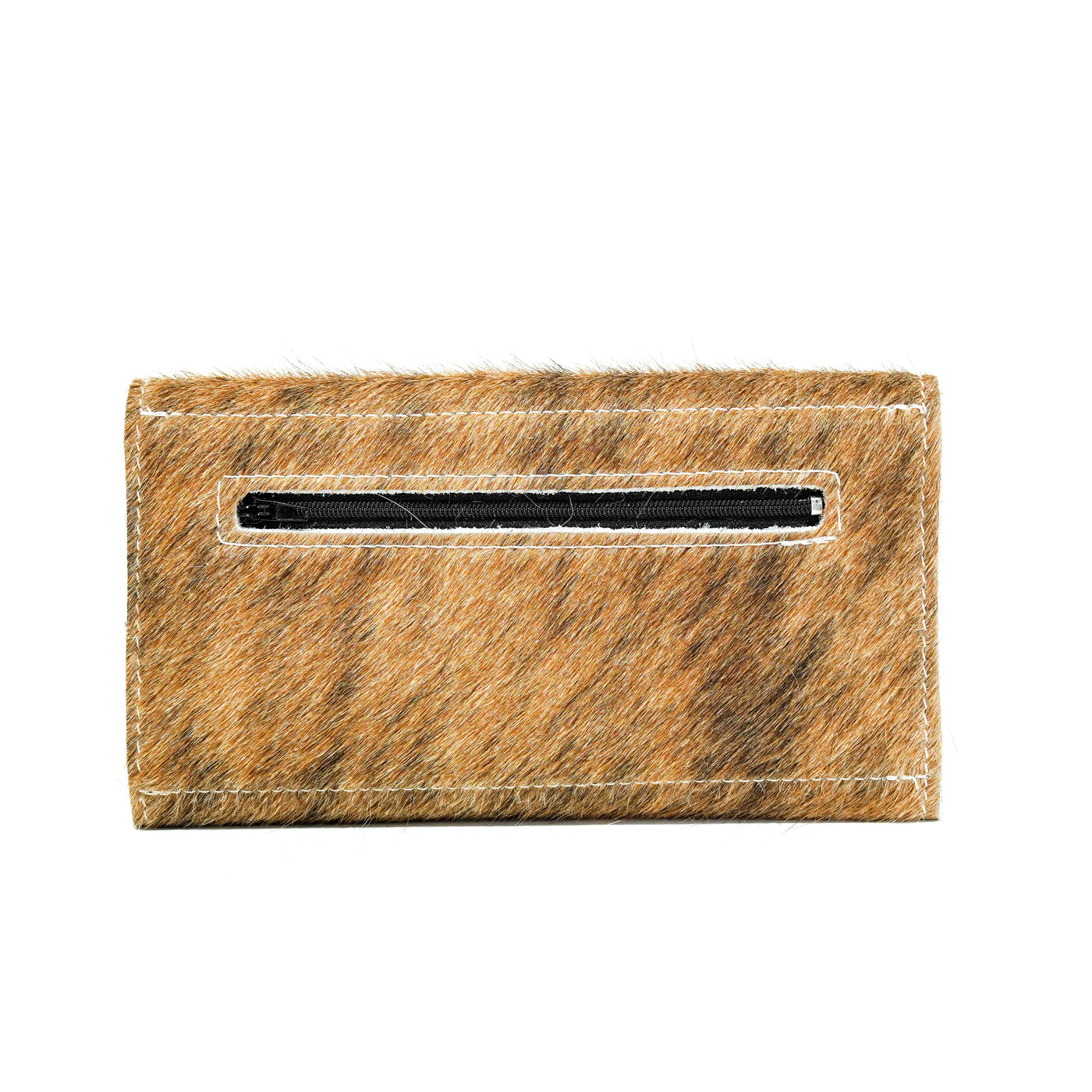 Kacey Wallet - Brindle w/ Midnight Caracole-Kacey Wallet-Western-Cowhide-Bags-Handmade-Products-Gifts-Dancing Cactus Designs