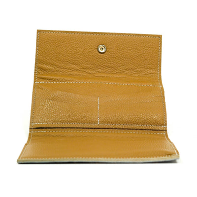 Kacey Wallet - Brindle w/ Sea Glass Tool-Kacey Wallet-Western-Cowhide-Bags-Handmade-Products-Gifts-Dancing Cactus Designs