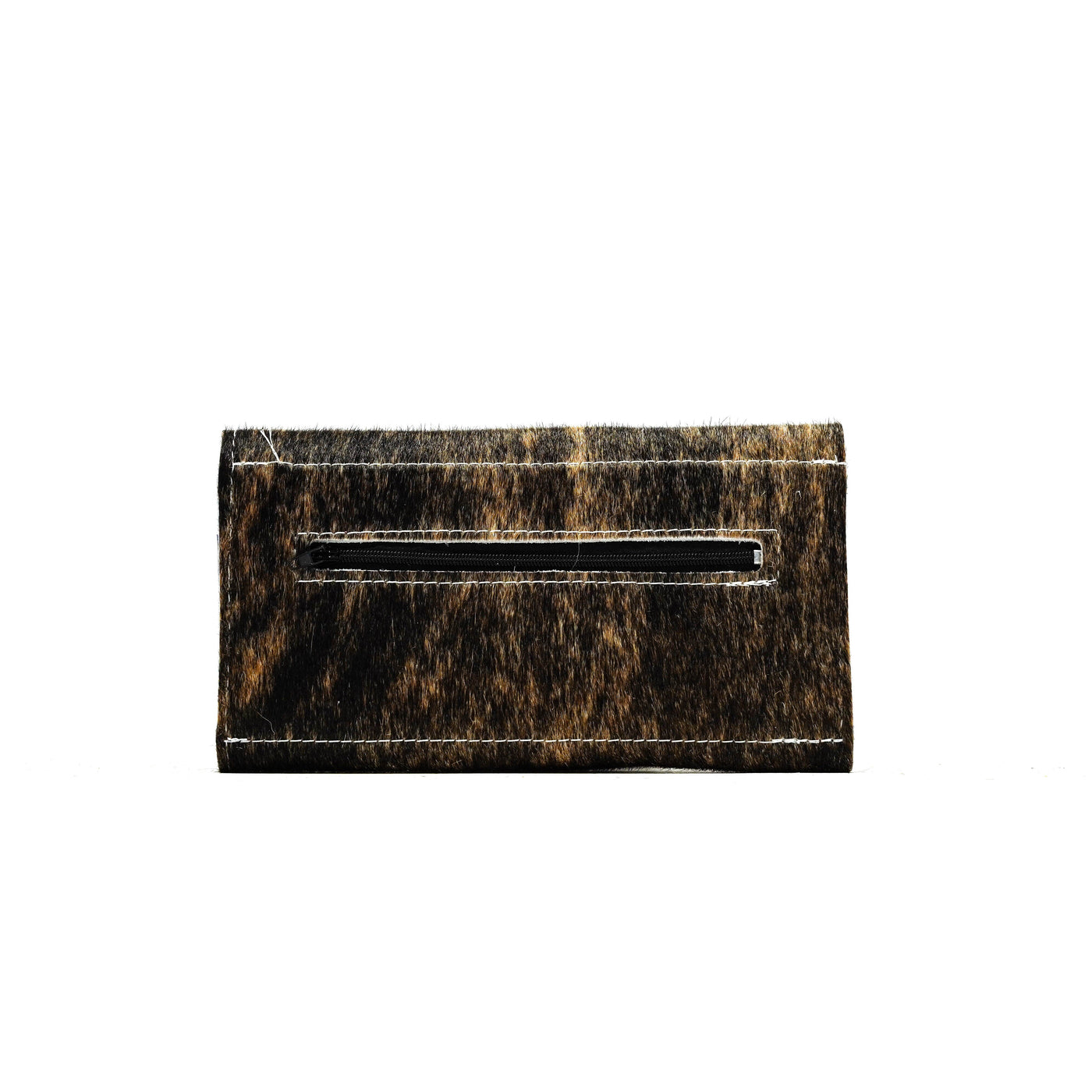 Kacey Wallet - Dark Brindle w/ Galaxy Tool-Kacey Wallet-Western-Cowhide-Bags-Handmade-Products-Gifts-Dancing Cactus Designs