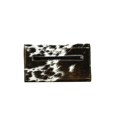 Kacey Wallet - Exotic Brindle w/ Royston Aztec-Kacey Wallet-Western-Cowhide-Bags-Handmade-Products-Gifts-Dancing Cactus Designs