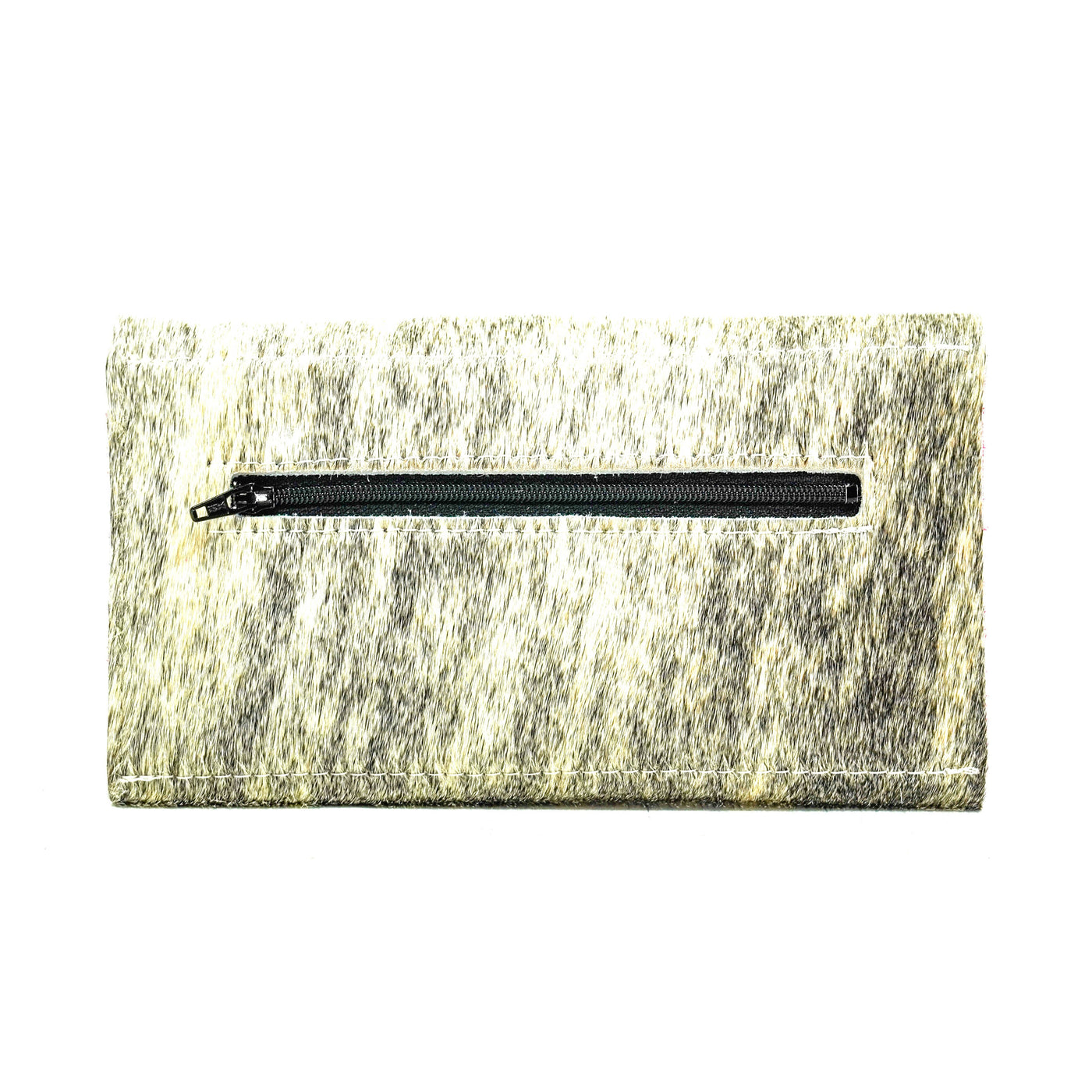 Kacey Wallet - Grey Brindle w/ Moab Aztec-Kacey Wallet-Western-Cowhide-Bags-Handmade-Products-Gifts-Dancing Cactus Designs