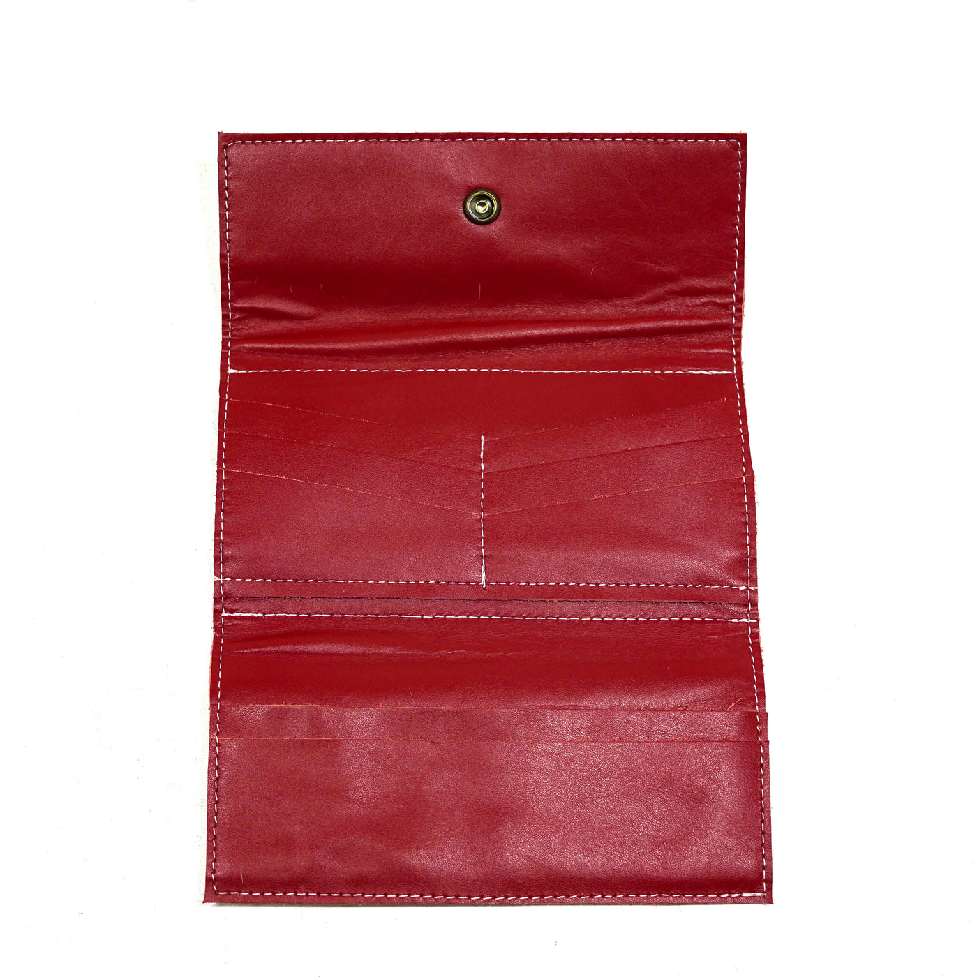 Kacey Wallet - Light Brindle w/ Burgundy Autumn-Kacey Wallet-Western-Cowhide-Bags-Handmade-Products-Gifts-Dancing Cactus Designs