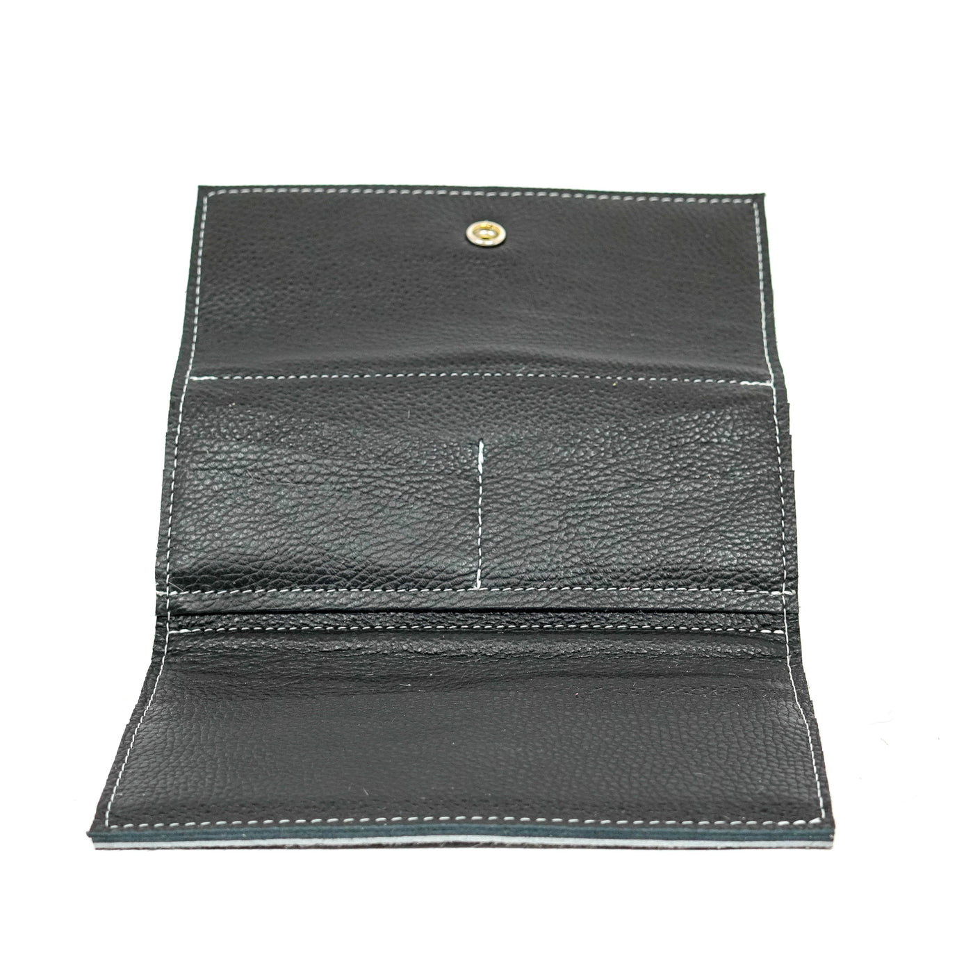Kacey Wallet - Salt/Pepper w/ Onyx Aztec-Kacey Wallet-Western-Cowhide-Bags-Handmade-Products-Gifts-Dancing Cactus Designs
