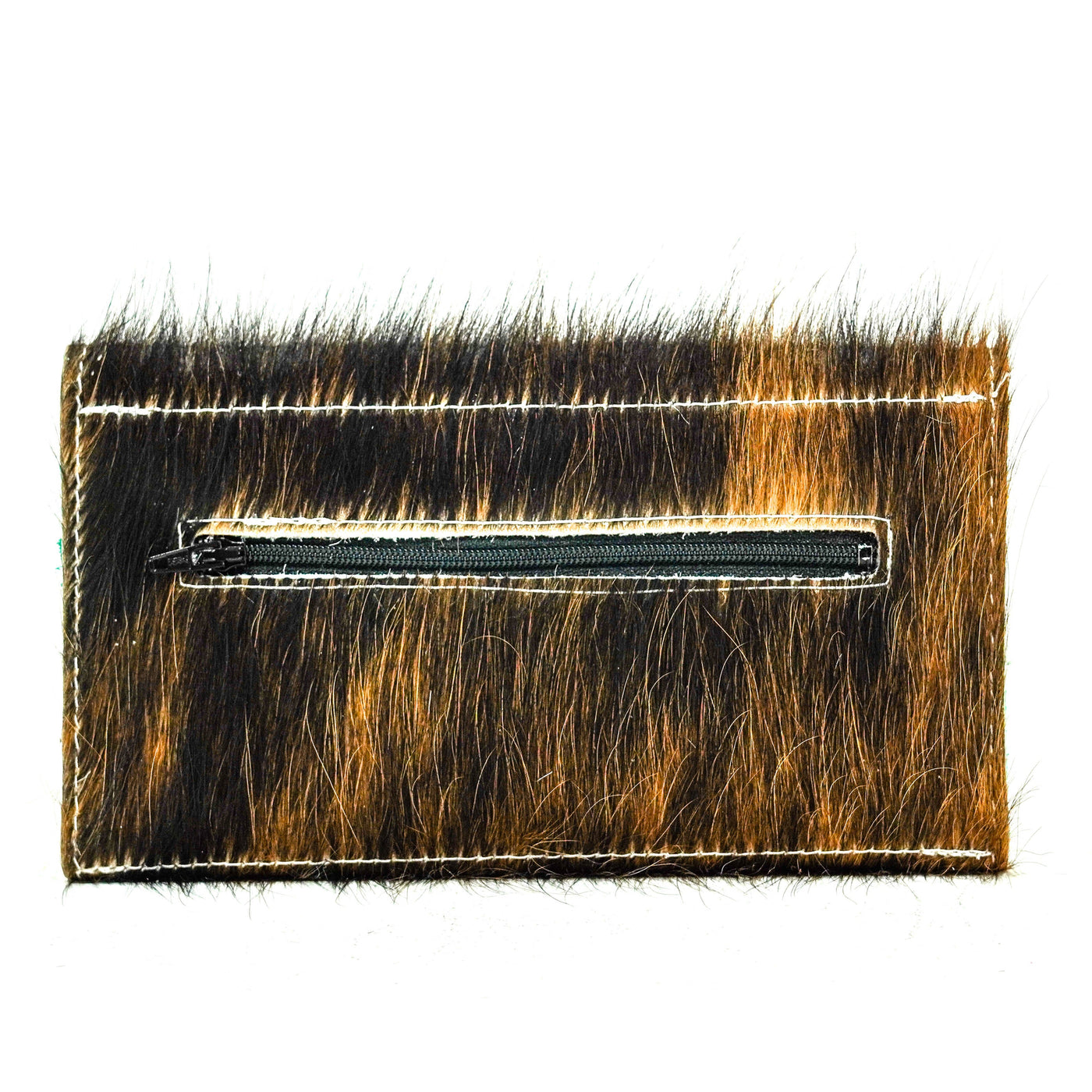 Kacey Wallet - Tricolor w/ Cocoa Navajo-Kacey Wallet-Western-Cowhide-Bags-Handmade-Products-Gifts-Dancing Cactus Designs