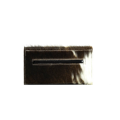 Kacey Wallet - Tricolor w/ Galaxy Tool-Kacey Wallet-Western-Cowhide-Bags-Handmade-Products-Gifts-Dancing Cactus Designs