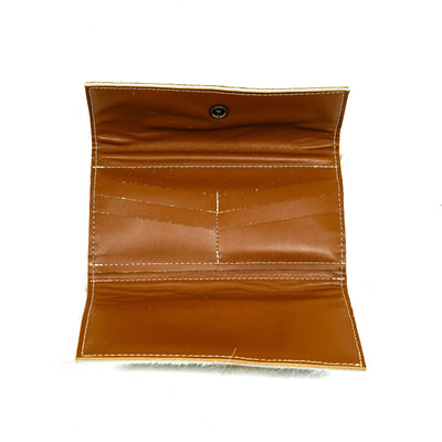 Kacey Wallet - Tricolor w/ Royston Tool-Kacey Wallet-Western-Cowhide-Bags-Handmade-Products-Gifts-Dancing Cactus Designs