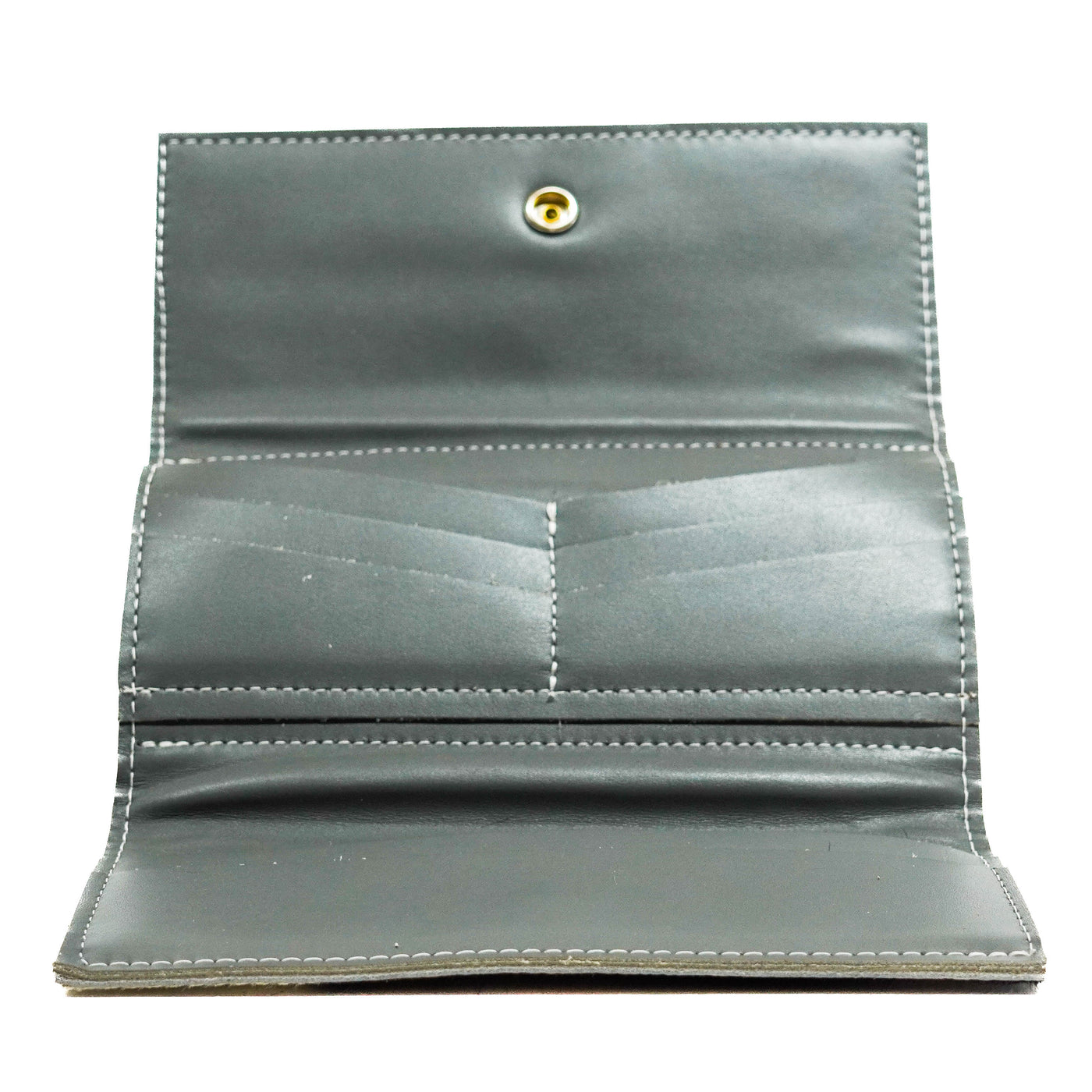 Kacey Wallet - Tricolor w/ Smoke Show Croc-Kacey Wallet-Western-Cowhide-Bags-Handmade-Products-Gifts-Dancing Cactus Designs