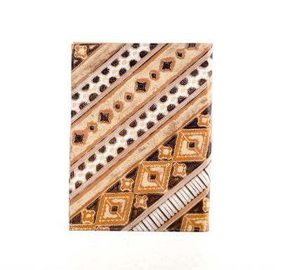Large Notepad Cover - All Embossed w/ Apache Navajo-Large Notepad Cover-Western-Cowhide-Bags-Handmade-Products-Gifts-Dancing Cactus Designs