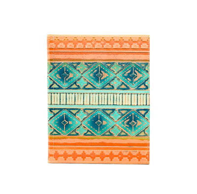 Large Notepad Cover - All Embossed w/ Margaritaville Navajo-Large Notepad Cover-Western-Cowhide-Bags-Handmade-Products-Gifts-Dancing Cactus Designs