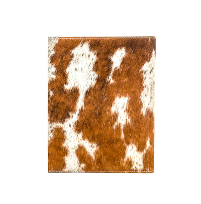Large Notepad Cover - Longhorn w/ No Embossed-Large Notepad Cover-Western-Cowhide-Bags-Handmade-Products-Gifts-Dancing Cactus Designs