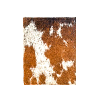 Large Notepad Cover - Longhorn w/ No Embossed-Large Notepad Cover-Western-Cowhide-Bags-Handmade-Products-Gifts-Dancing Cactus Designs