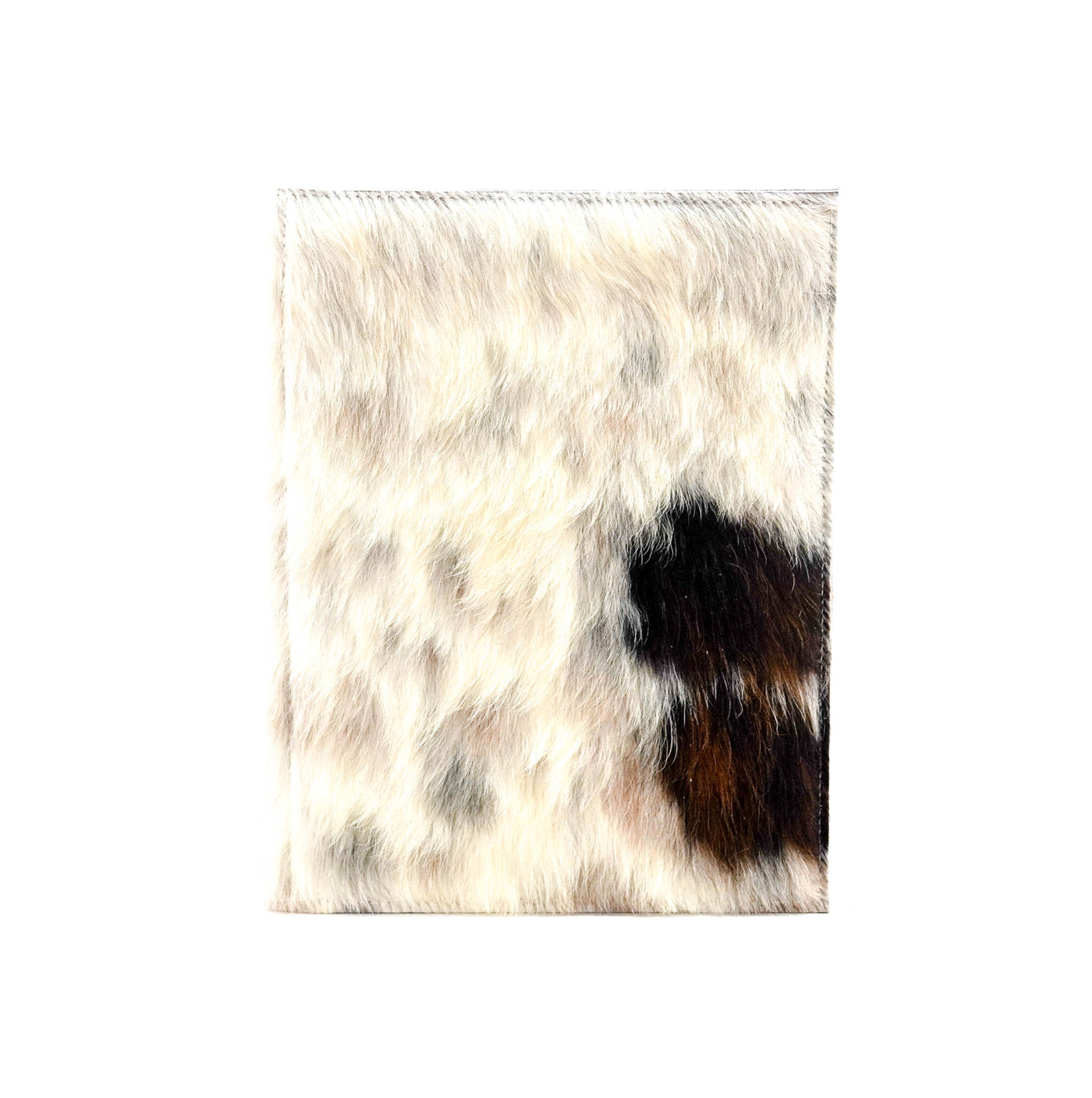 Large Notepad Cover - Tricolor w/ No Embossed-Large Notepad Cover-Western-Cowhide-Bags-Handmade-Products-Gifts-Dancing Cactus Designs