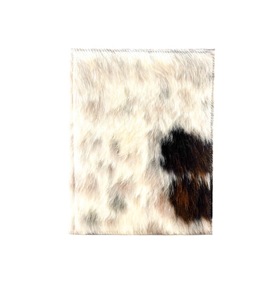 Large Notepad Cover - Tricolor w/ No Embossed-Large Notepad Cover-Western-Cowhide-Bags-Handmade-Products-Gifts-Dancing Cactus Designs