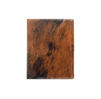 Large Notepad Cover - Tricolor w/ Royston Skulls-Large Notepad Cover-Western-Cowhide-Bags-Handmade-Products-Gifts-Dancing Cactus Designs