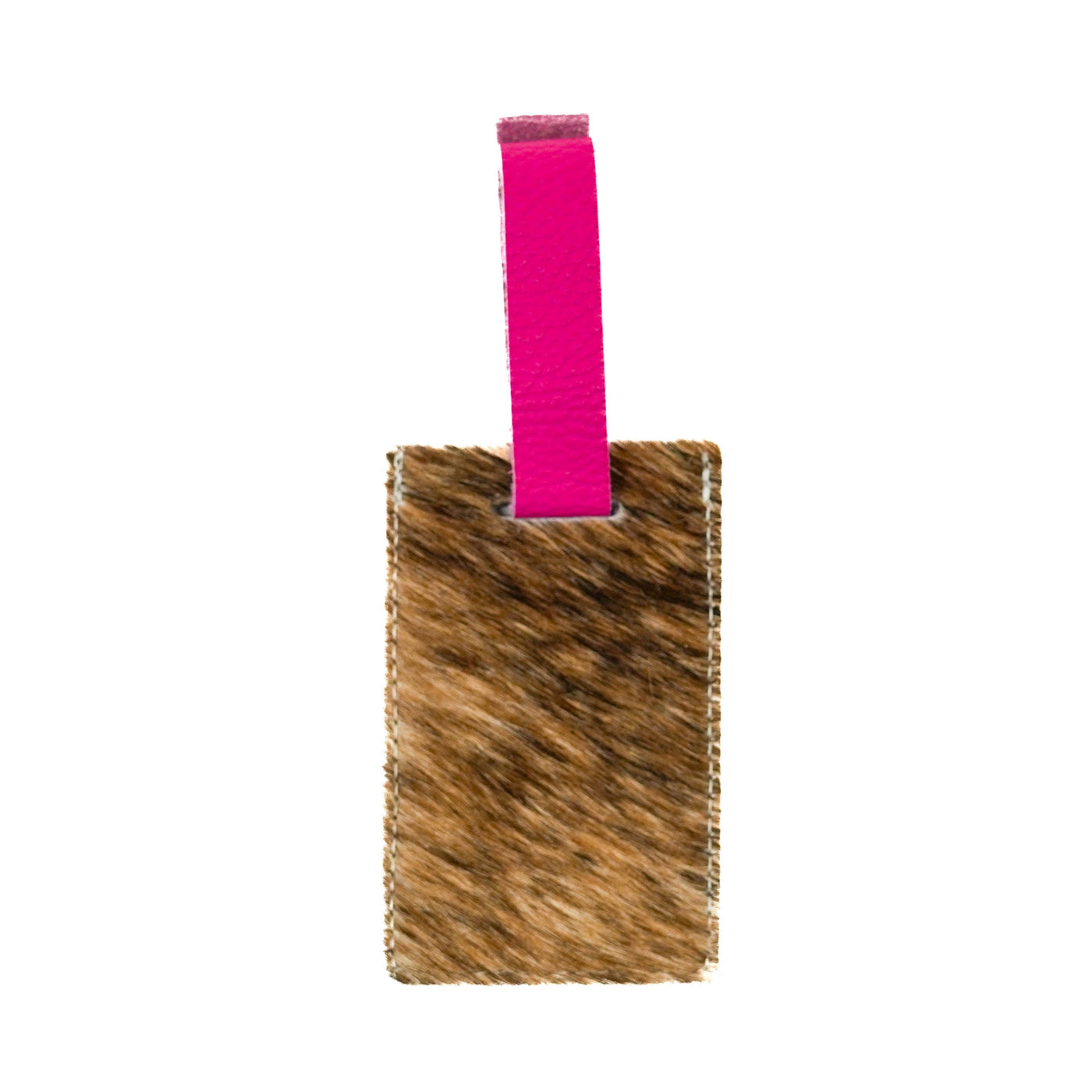 Luggage Tag - Brindle w/ Unicorn Navajo-Luggage Tag-Western-Cowhide-Bags-Handmade-Products-Gifts-Dancing Cactus Designs