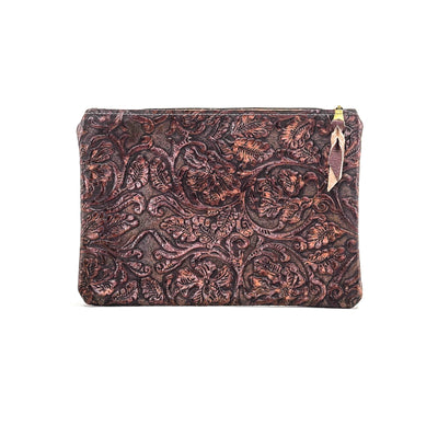 Mega Organizer - All Embossed w/ Cowboy Tool-Mega Organizer-Western-Cowhide-Bags-Handmade-Products-Gifts-Dancing Cactus Designs