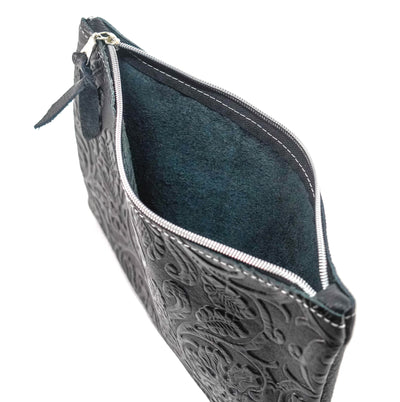 Mega Organizer - All Embossed w/ Onyx Tool-Mega Organizer-Western-Cowhide-Bags-Handmade-Products-Gifts-Dancing Cactus Designs