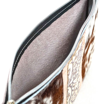 Mega Organizer - Longhorn w/ Twilight Tool-Mega Organizer-Western-Cowhide-Bags-Handmade-Products-Gifts-Dancing Cactus Designs