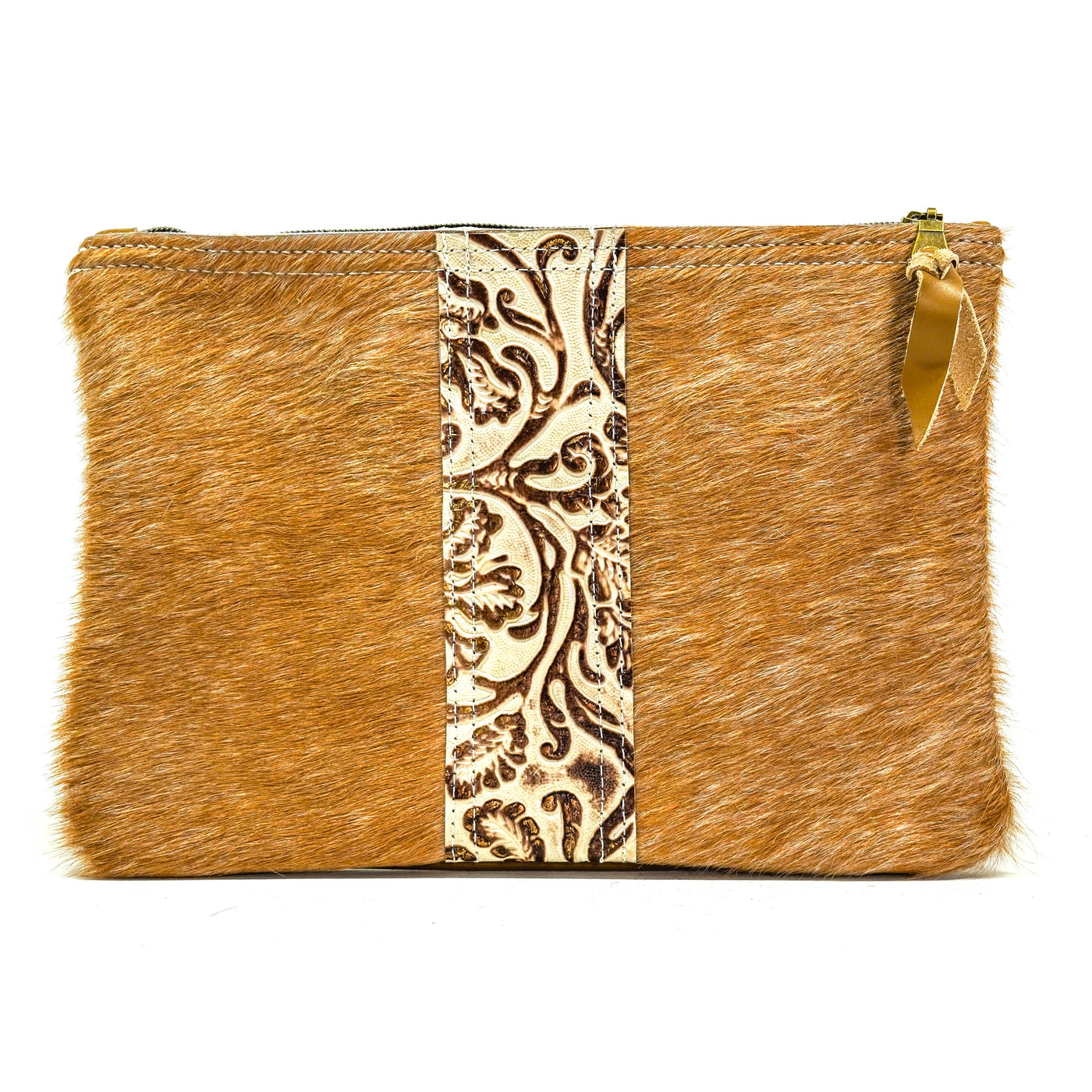 Mega Organizer - Palomino w/ Ivory tool-Mega Organizer-Western-Cowhide-Bags-Handmade-Products-Gifts-Dancing Cactus Designs